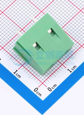 ZX-DG28V-7.5-2P螺钉式接线端子7.5mm 1x2P直插绿色