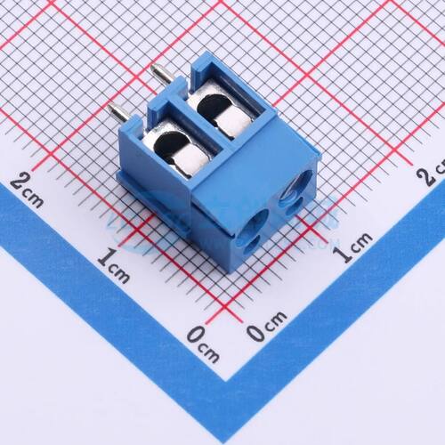 TA0201610000G螺钉式接线端子5mm 1x2P蓝色
