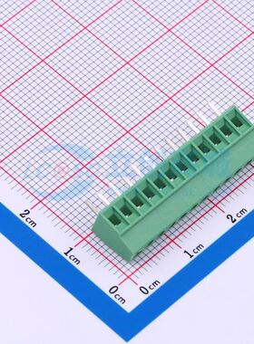 MX128-2.54-12P-GN01-Cu-Y-A螺钉式接线端子2.54mm 1x12P直插绿色