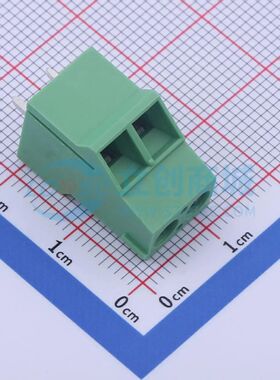 DG504-5.08-02P-14-00A(H)螺钉式接线端子5.08mm 1x2P直插绿色