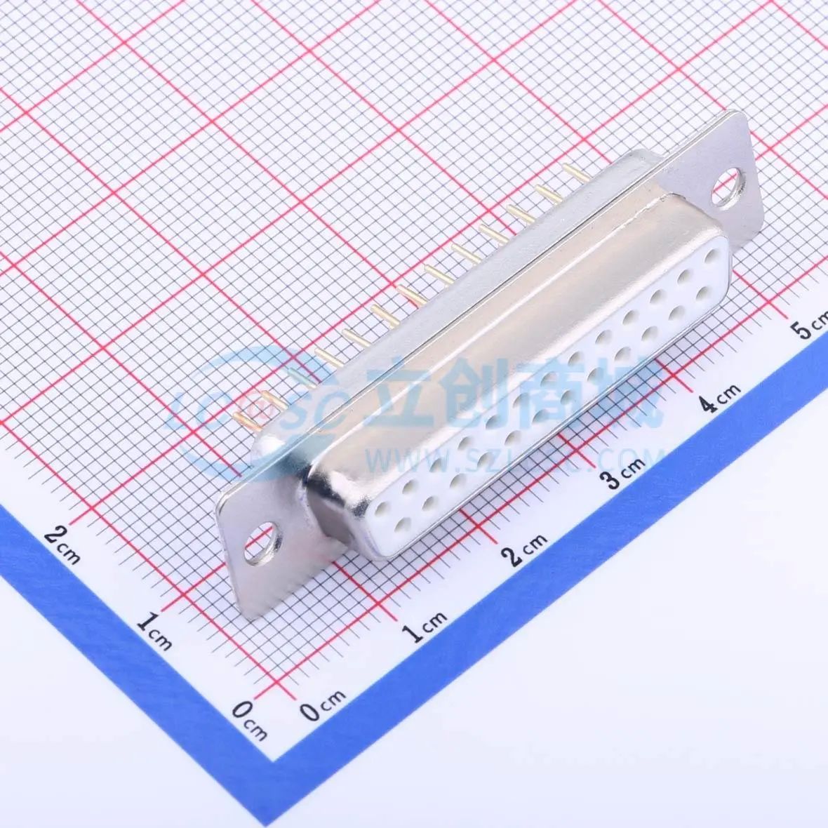 GDP25F-180 直插- D-Sub/VGA连接器 25P 母座2排可开票