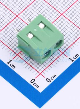 ZX-DG27V-5.0-2P螺钉式接线端子5mm 1x2P直插绿色