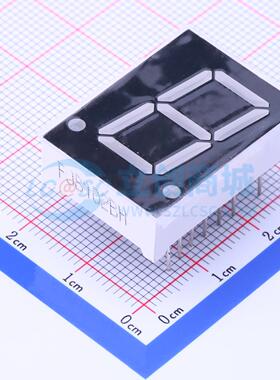 1位0.8英寸红色数码管 共阳极LED数码管FJ8102BH可开票