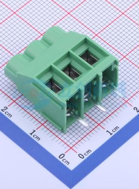 DG636-6.35-03P-14-00A(H)螺钉式接线端子6.35mm 1x3P直插绿色