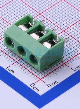 KF126-5.0-3P螺钉式接线端子5mm 1x3P直插绿色