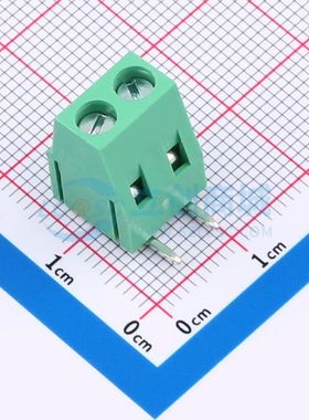 MX128R-5.08-02P-GN01-Cu-Y-A螺钉式接线端子5.08mm 1x2P弯插绿色