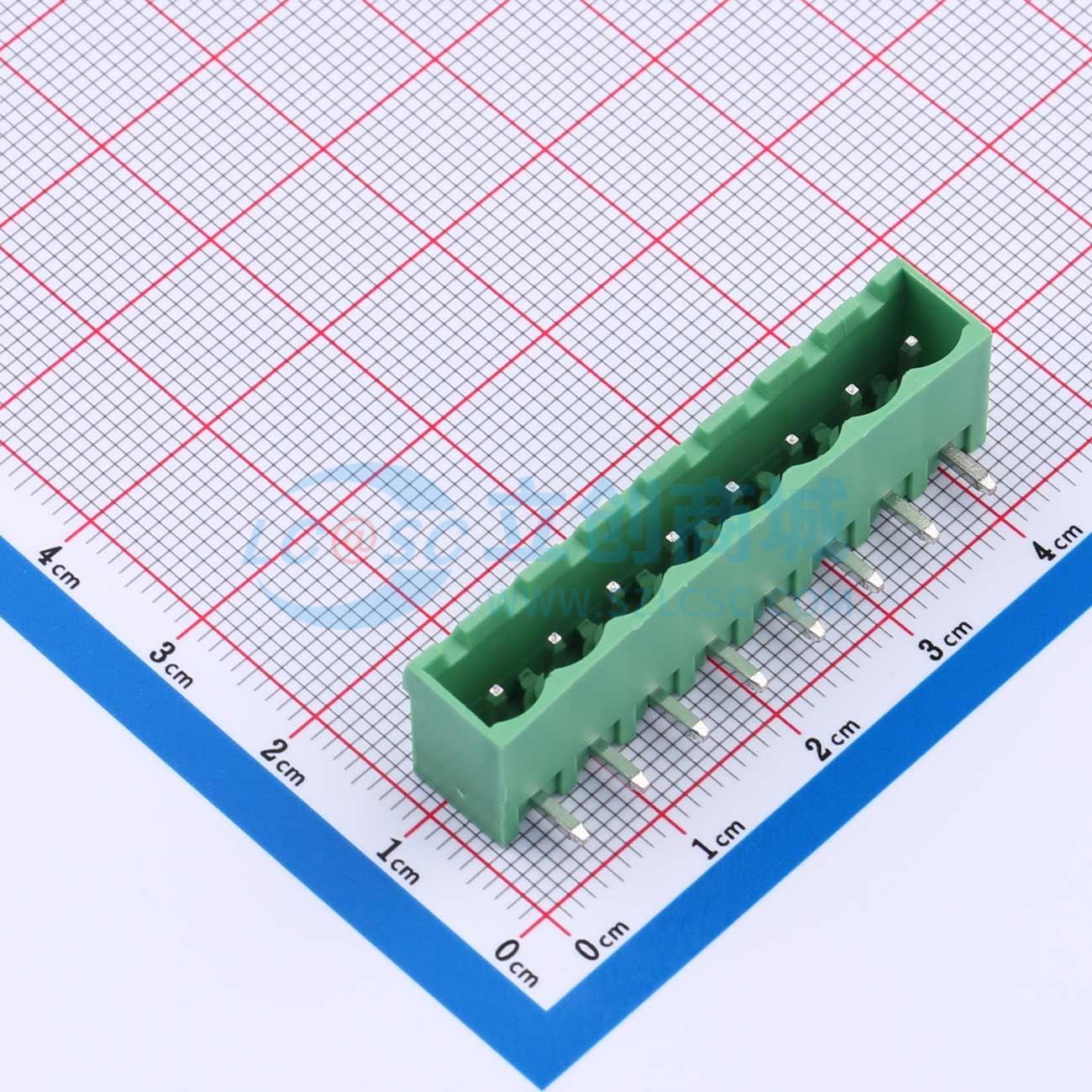 插拔式接线端子ZX-DGRC-5.08-8P 弯插,P=5.08mm可开票