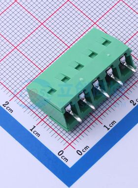 MX128-5.0-05P-GN01-Cu-Y-A螺钉式接线端子5mm 1x5P直插绿色