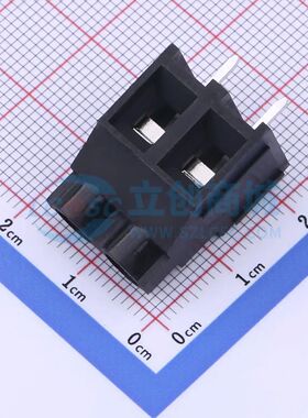 DB910-7.62-2P-BK-S螺钉式接线端子7.62mm 1x2P直插绿色