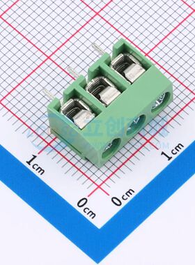 BX-DG26V-5.0-3P4螺钉式接线端子5mm 1x3P直插绿色