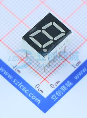 1位0.39英寸红色数码管 共阴极LED数码管FJ3191BH可开票