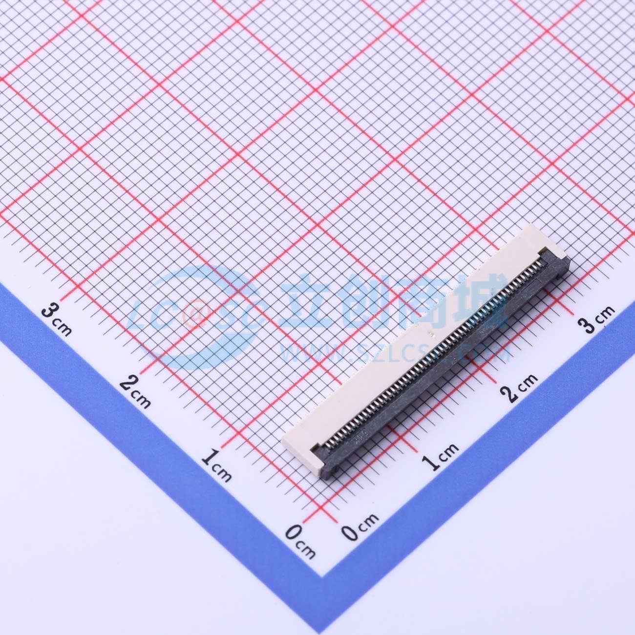 全新FC05-S54FCT-00 SMD,P=0.5mm,卧贴 FFC/FPC连接器可开票