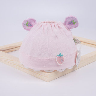 婴儿空顶帽0卤门帽夏季薄款3新生儿胎帽春儿童帽6个月宝宝帽透气9