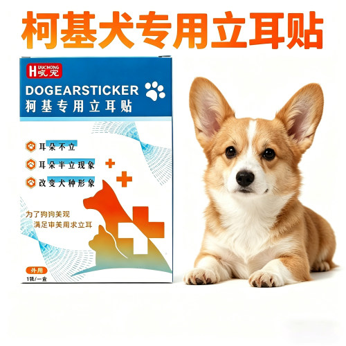 柯基立耳神器狗狗专用立耳贴绑耳朵狗耳朵立耳器小狗固定器竖耳朵