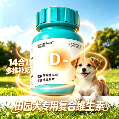 田园犬专用狗狗复合维生素b族片b1b12营养宠物小狗吃的保健品营养