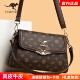袋鼠专柜真皮单肩斜挎包女2025新款 洋气牛皮妈妈包高级感生日礼物