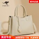 品牌袋鼠手提包女包包新款 2025欧美时尚 大气真皮斜挎包牛皮妈妈包