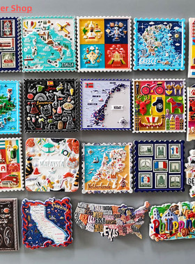 World Tourism Fridge Magnets Japan USA Australia Philippines