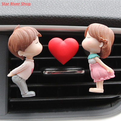 New Style Wholesale Lovely Couple Girl Boy Car Air Vent Fres