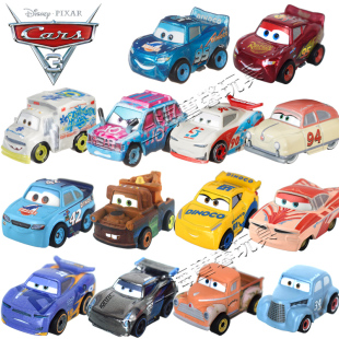 赛车总动员迷你小车 麦昆合金车模型玩具 cars3极速挑战板牙 路霸
