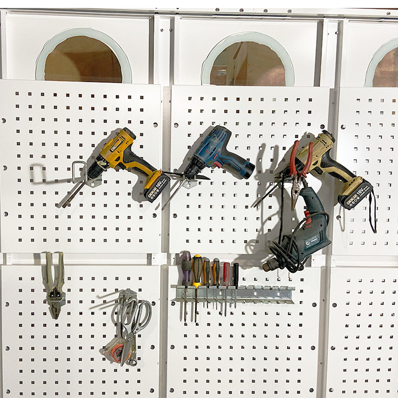 洞洞板免打孔安装工具挂板