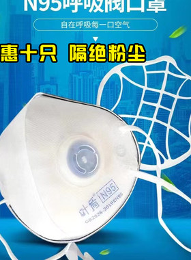 店长推荐KN95新型立体防尘口罩户外粉末采矿打磨装修360度防护
