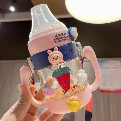 塑料PC300手柄+背带鸭嘴杯