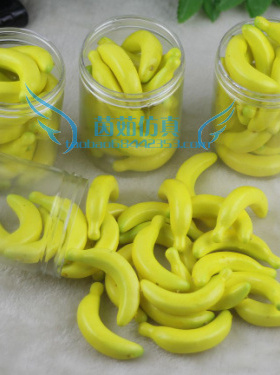 仿真迷你水果小香蕉 小号香蕉 模型小香蕉 假香蕉模型装饰品