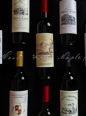 高档红酒法国轻奢酒店软装摆件