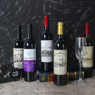 红酒摆件酒店酒柜客展厅仿真软装饰品空假葡萄酒瓶高档道具样板间