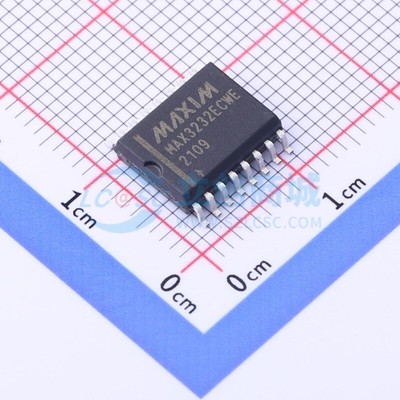 RS232芯片 MAX3232ECWE+T SOIC-16 MAXIM(美信) 电子元件原装正品