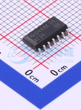 反相器 SN74AC14DRG4 SOP-14 TI/德州 电子元器件配单 原装正品