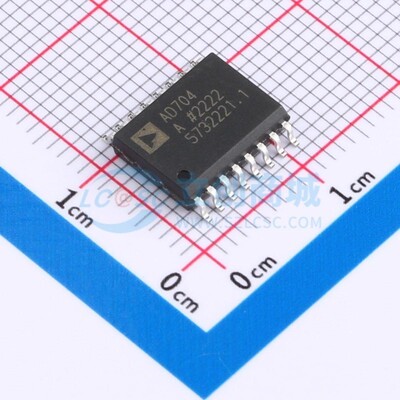 精密运放 AD704ARZ-16-REEL SOIC-16 ADI(亚德诺) 电子元器件配单