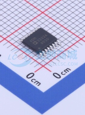 RS232芯片 ADM3202ARUZ TSSOP-16 ADI(亚德诺) 电子元件原装正品