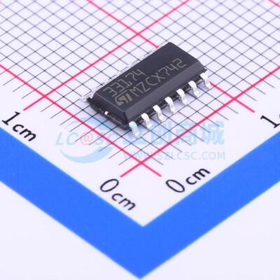 运算放大器 MC33174DT SO-14 ST(意法半导体) 电子元器件原装正品