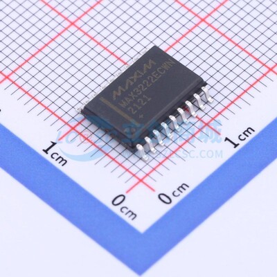 RS232芯片 MAX3222ECWN+T SOIC-18 MAXIM(美信) 电子元器件配单