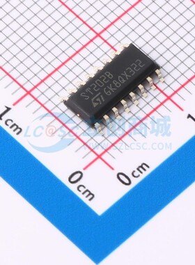 RS232芯片 ST202BDR SO-16 ST(意法半导体) 电子元件配单原装正品