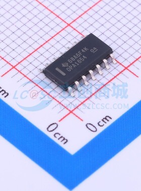 精密运放 OPA1654AIDR SOP-14 TI/德州 电子元器件配单 原装正品