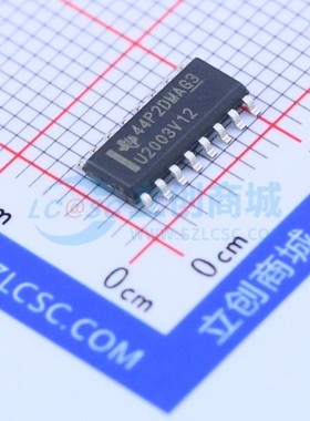 达林顿晶体管阵列 ULN2003V12DR SOIC-16 TI/德州 电子元器件配单