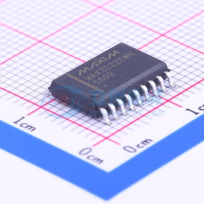 RS232芯片 MAX3222EWN+ SOIC-18 MAXIM(美信) 电子元器件原装正品