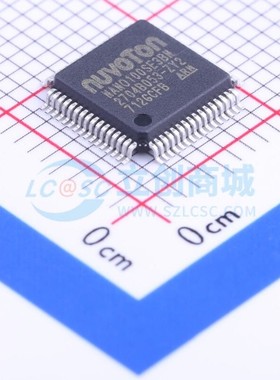单片机(MCU/MPU/SOC) NANO100SE3BN LQFP-64 NUVOTON(新唐)