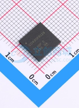 单片机(MCU/MPU/SOC) CC430F6126IRGCR QFN-64 TI/德州 原装正品