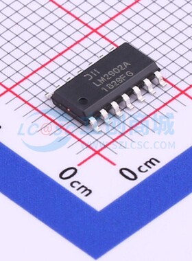 运算放大器 LM2902AS14-13 SOP-14 DIODES(美台) 原装正品