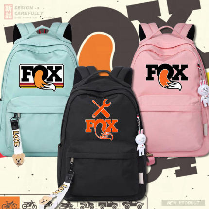Fox Racing shox越野改装男女书包学生校园防水大容量双肩包tt