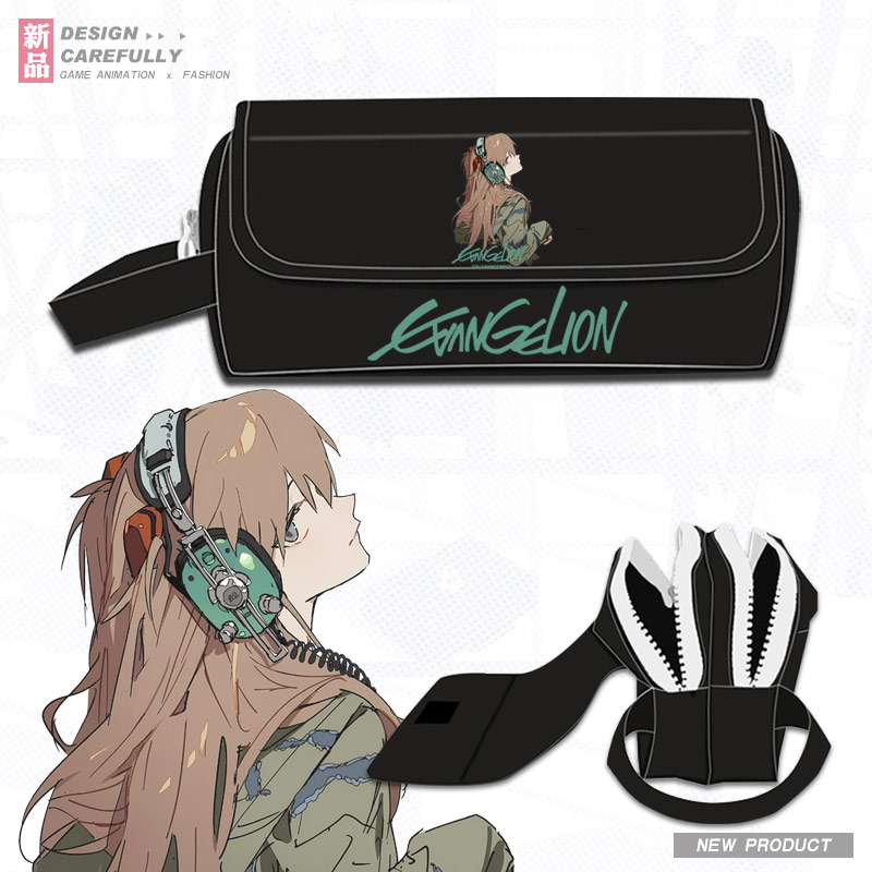 明日香EVA绫波丽铅笔袋文具盒