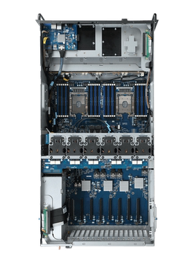 G481-H81技嘉服务器 支持2个intel 1或2代cpu 8个gpu显卡 全新