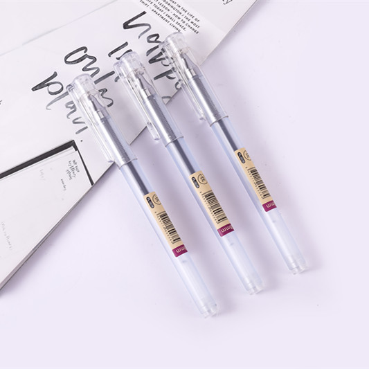 学生办公黑色中性笔