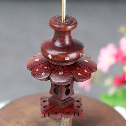 画眉百灵手工红木葫芦竹子镶嵌雕刻龙爪装饰鸟笼配件鸟用具