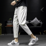 K805-P35夏季日系潮牌冰丝九分裤男士休闲裤大码胖子小脚哈伦裤子,男装休闲裤,电商B280-1(原A049),电商基地 K805-P35夏季日系潮牌冰丝九分裤男士休闲裤大码胖子小脚哈伦裤子,男装休闲裤,电商B280-1(原A049),电商基地