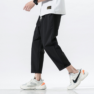 K704-P40夏季新款九分裤坠感西裤男大码休闲裤直筒裤韩版潮流图片
